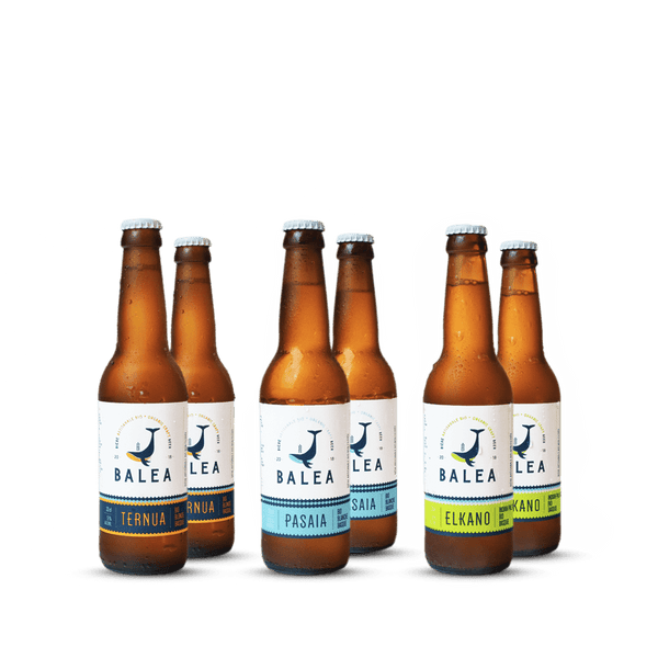 Pack découverte bières BIO BALEA 33cl - Edari Drinks