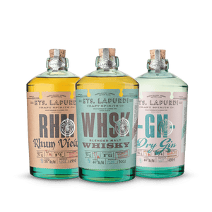 Trio spiritueux ETS. Lapurdi - Lot de 3 bouteilles