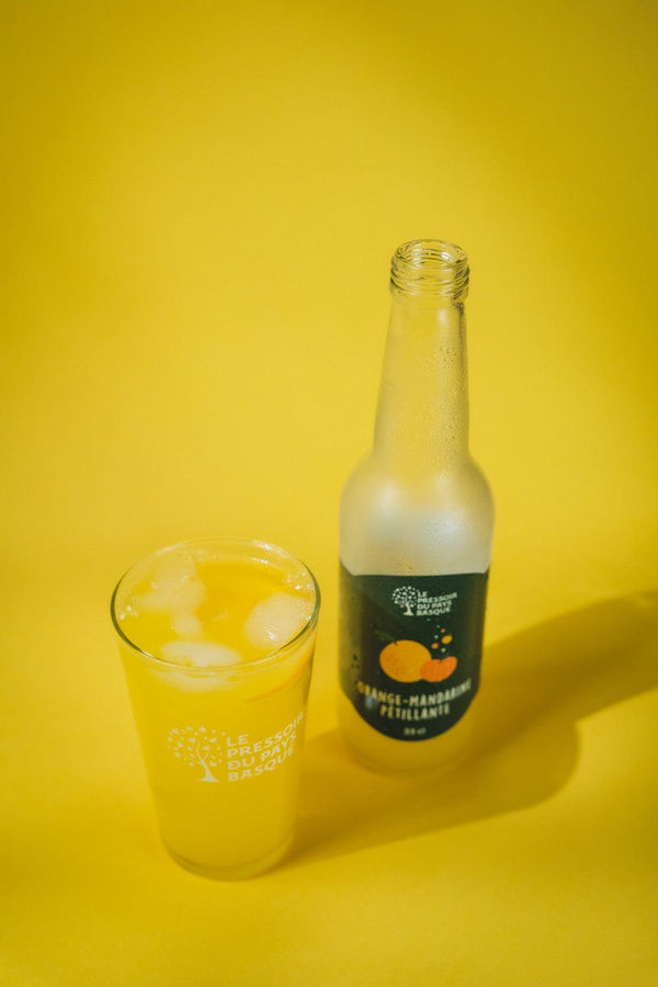Jus pétillant Orange Mandarine PRESSOIR DU PAYS BASQUE 33cl - x6 - Edari Drinks