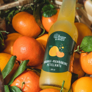 Jus pétillant Orange Mandarine PRESSOIR DU PAYS BASQUE 33cl - x6 - Edari Drinks